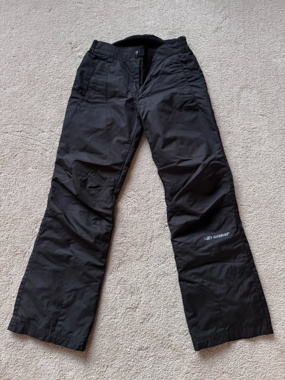 Ziener Black Ski Snowboard Snow Pants Womens 34 Small